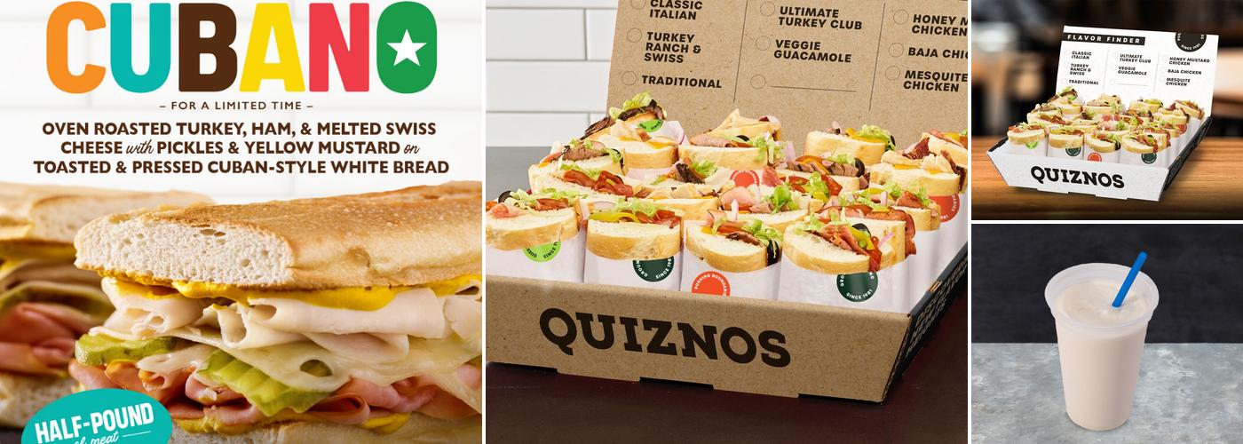 Quiznos Menu