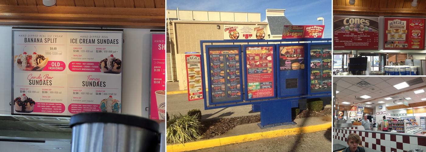 Braum's Ice Cream & Dairy Store Menu