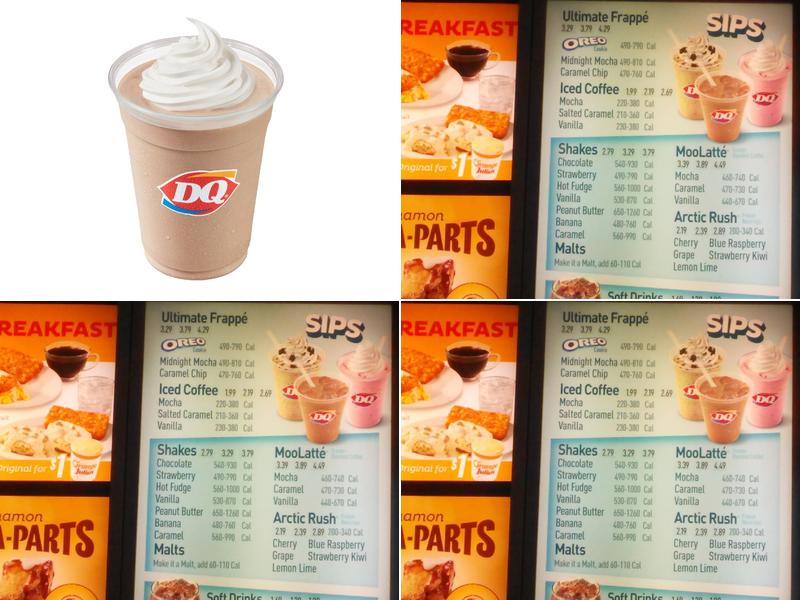 Dairy Queen Grill & Chill Menu