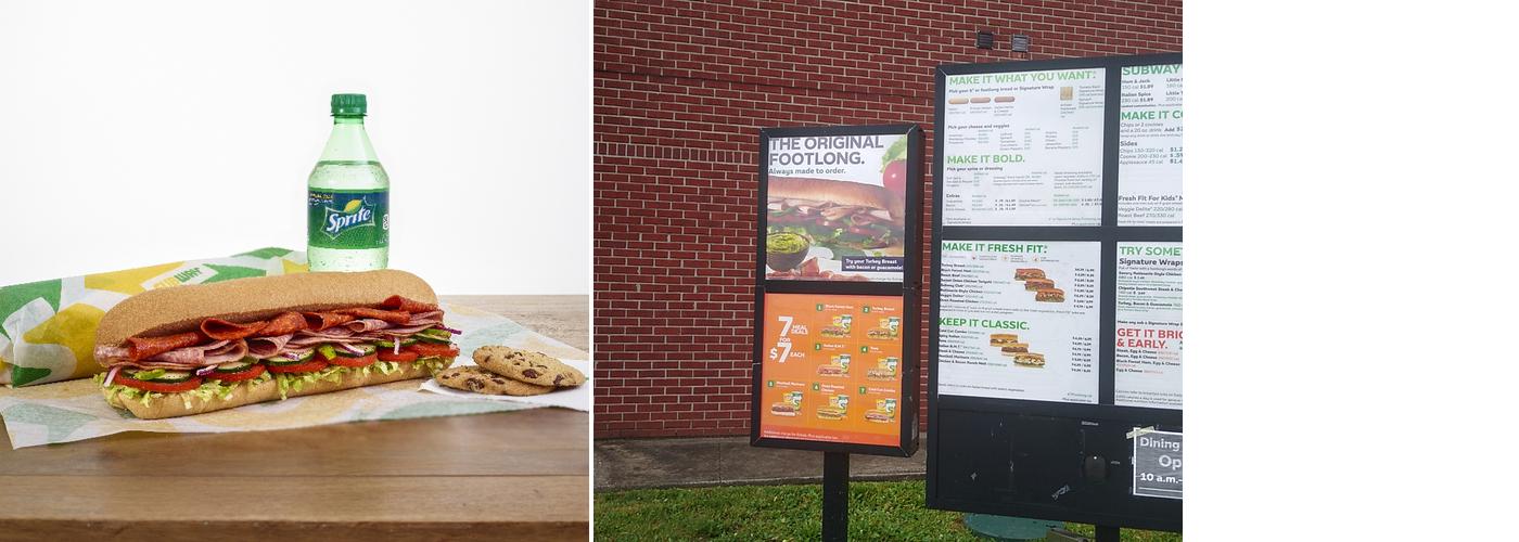 Subway Menu