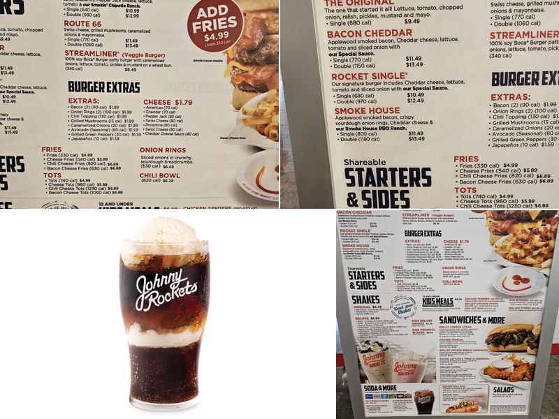 Johnny Rockets Menu