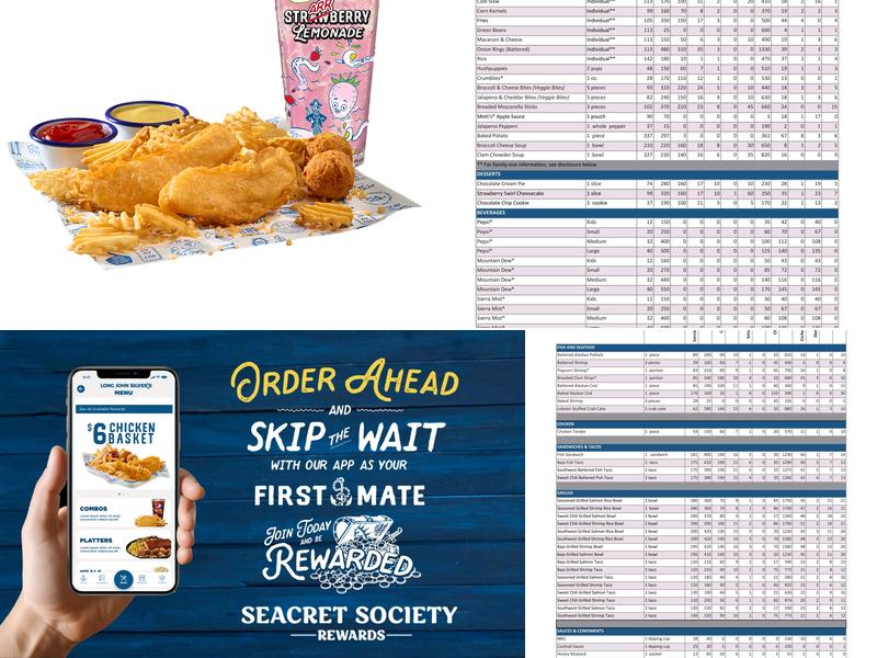 Long John Silver's Menu