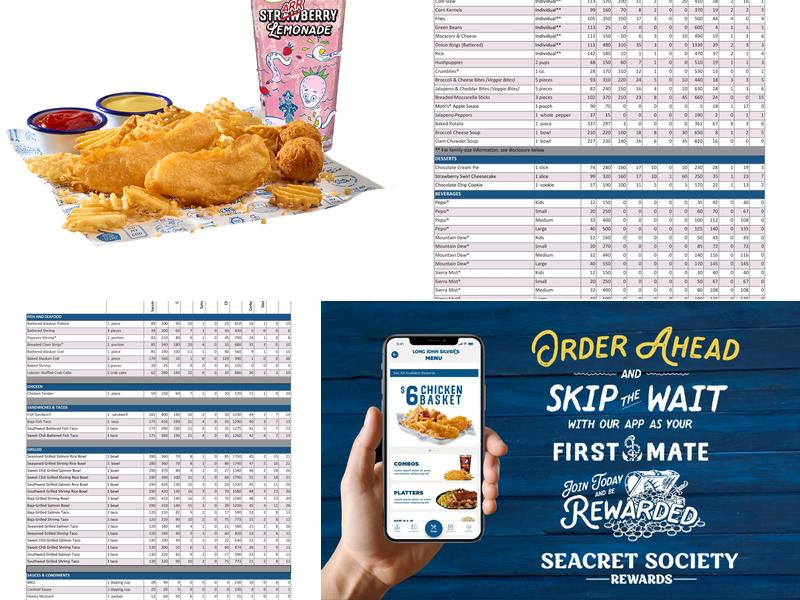 Long John Silver's Menu