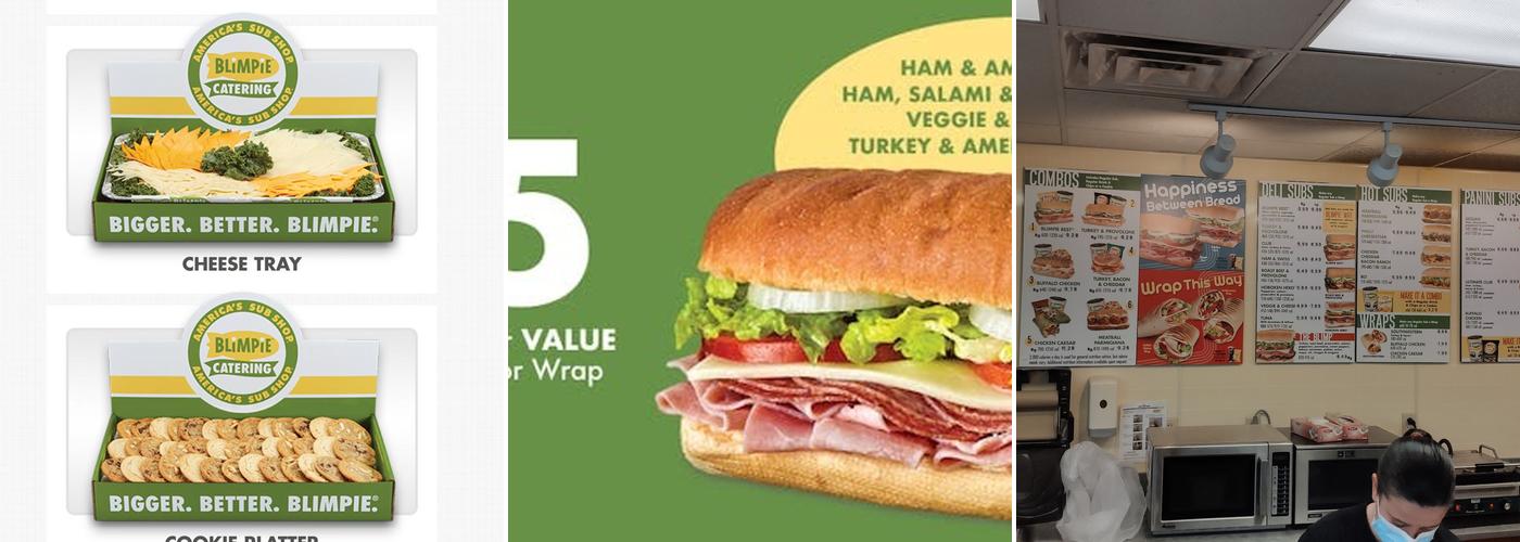 Blimpie Menu