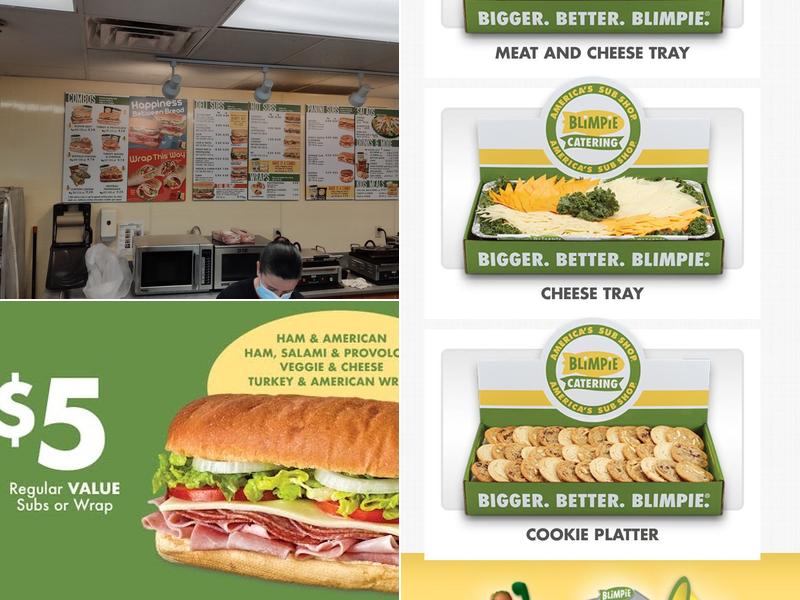 Blimpie Menu