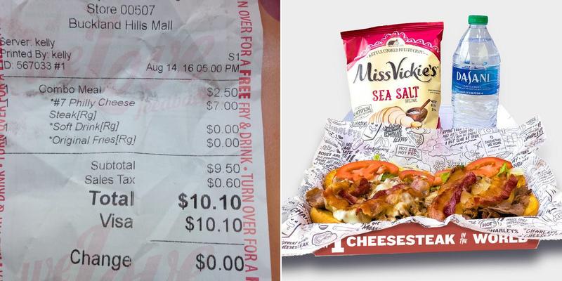 Charleys Cheesesteaks Menu