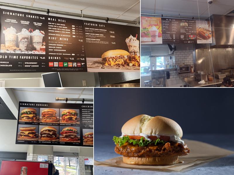 Wayback Burgers Menu