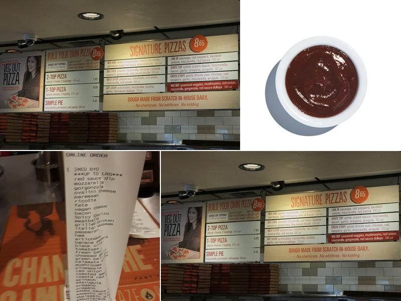 Blaze Pizza Menu