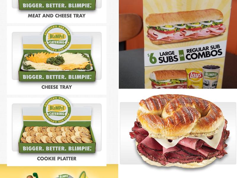 Blimpie Menu