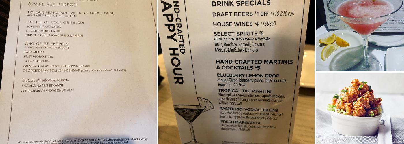 Bonefish Grill Menu