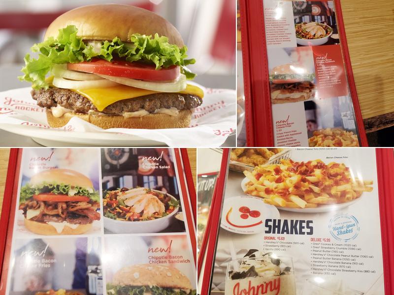 Johnny Rockets Menu