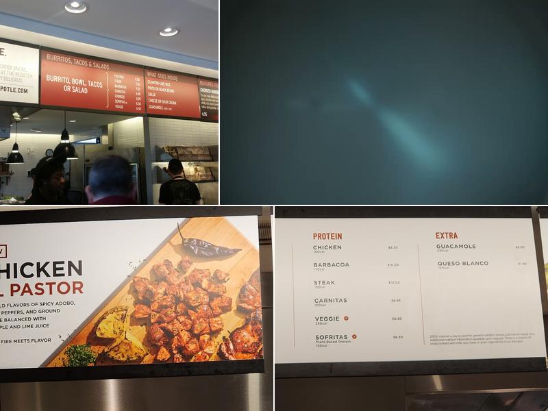 Chipotle Mexican Grill Menu