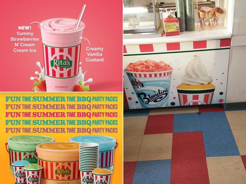 Rita's Italian Ice & Frozen Custard Menu