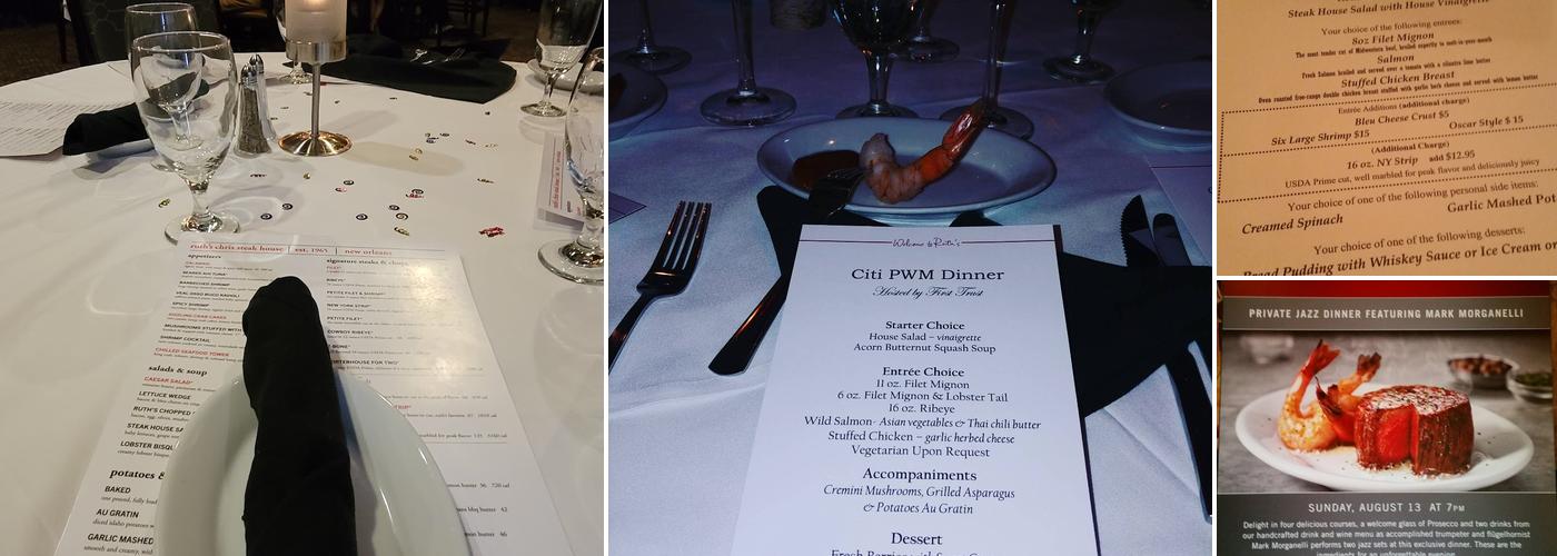 Ruth's Chris Steak House Menu