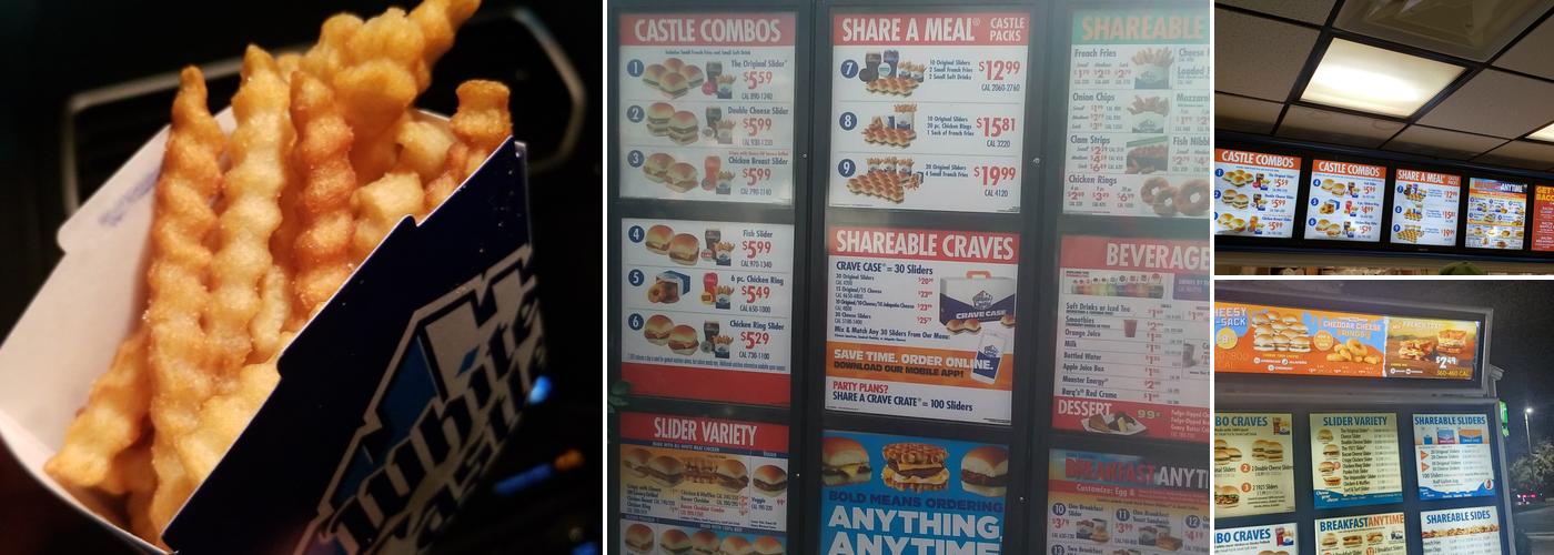 White Castle Menu