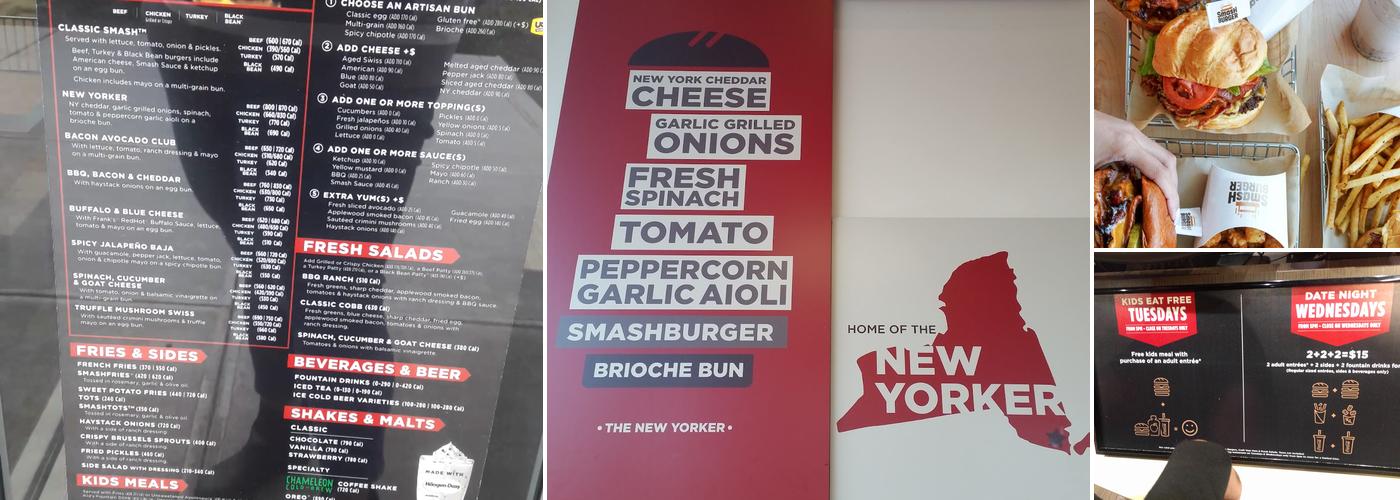 Smashburger Menu