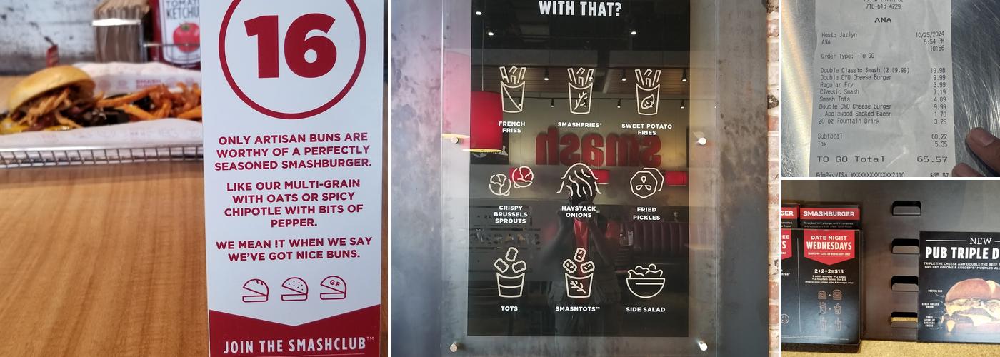 Smashburger Menu