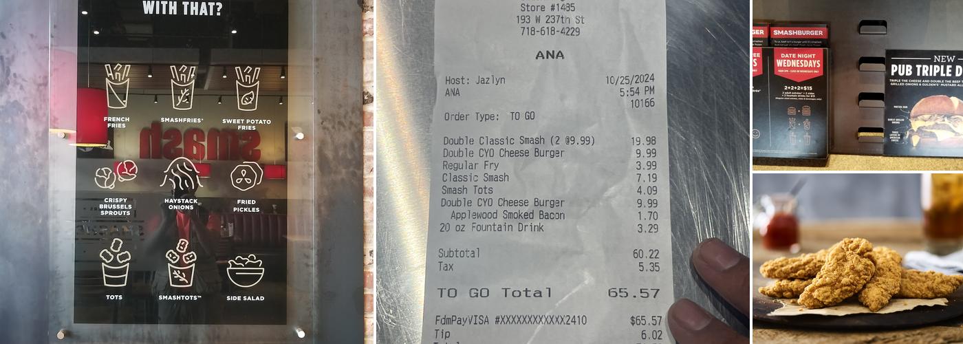 Smashburger Menu