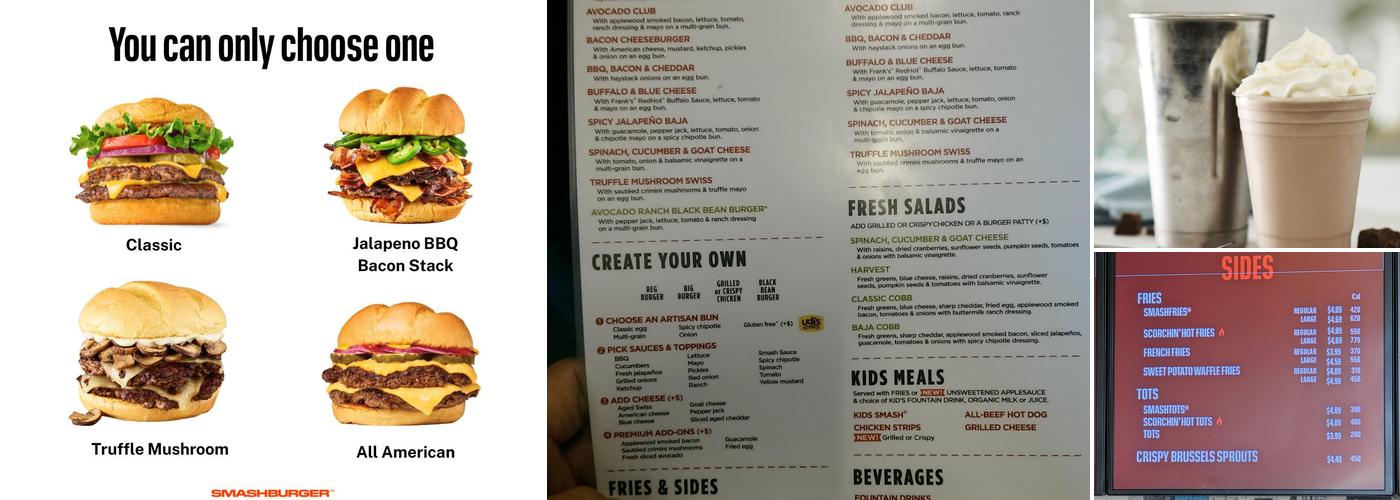 Smashburger Menu