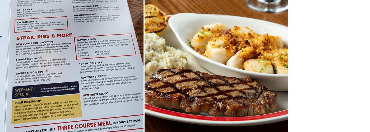 99 Restaurants Menu