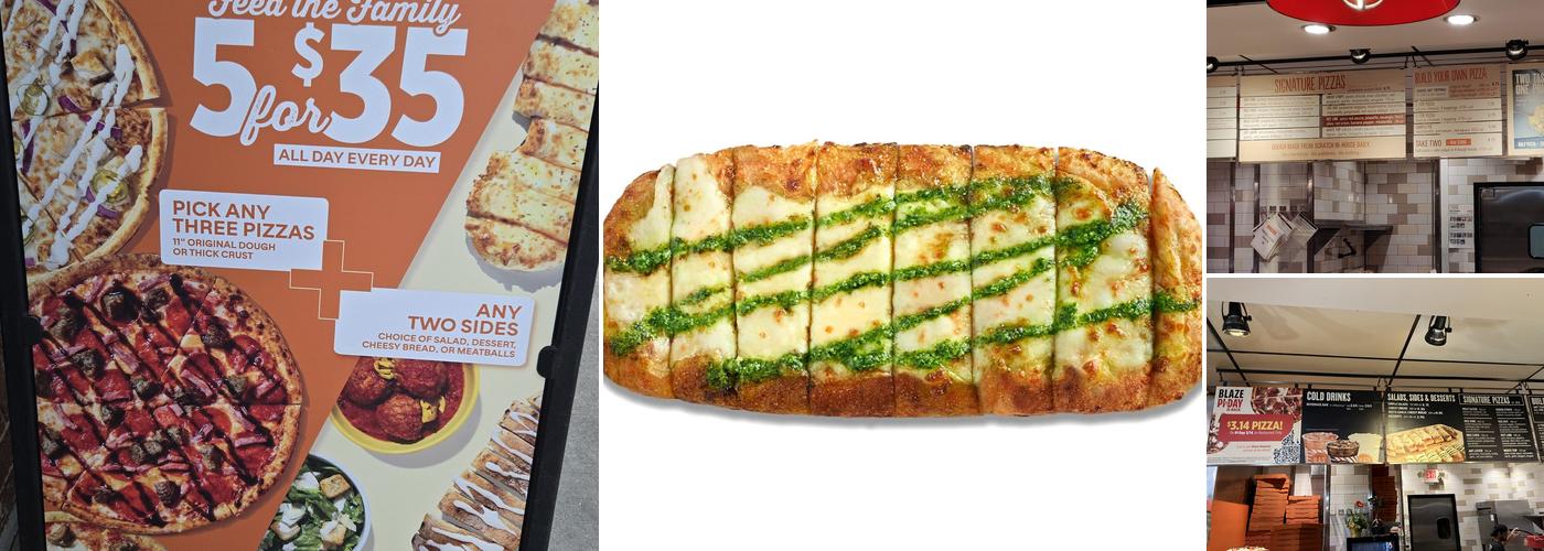 Blaze Pizza Menu