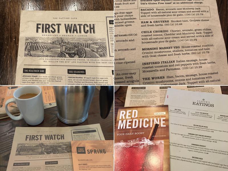 First Watch Menu