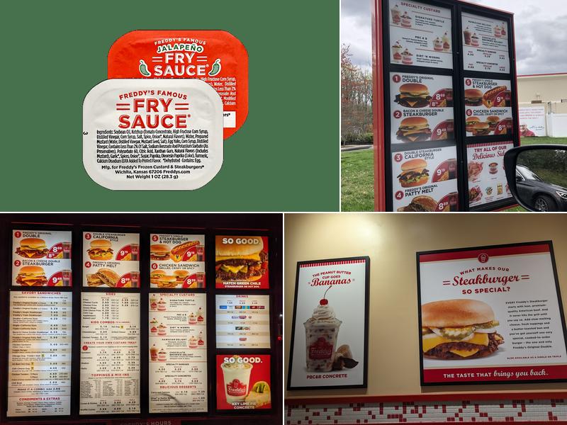Freddy's Frozen Custard & Steakburgers Menu