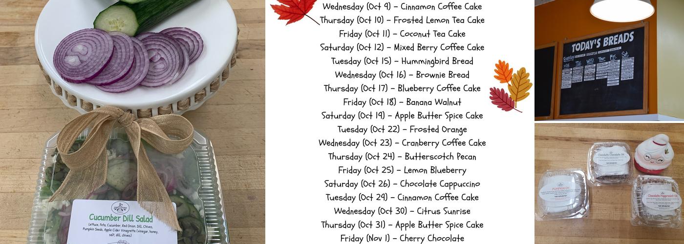 Great Harvest Bread Co. Menu