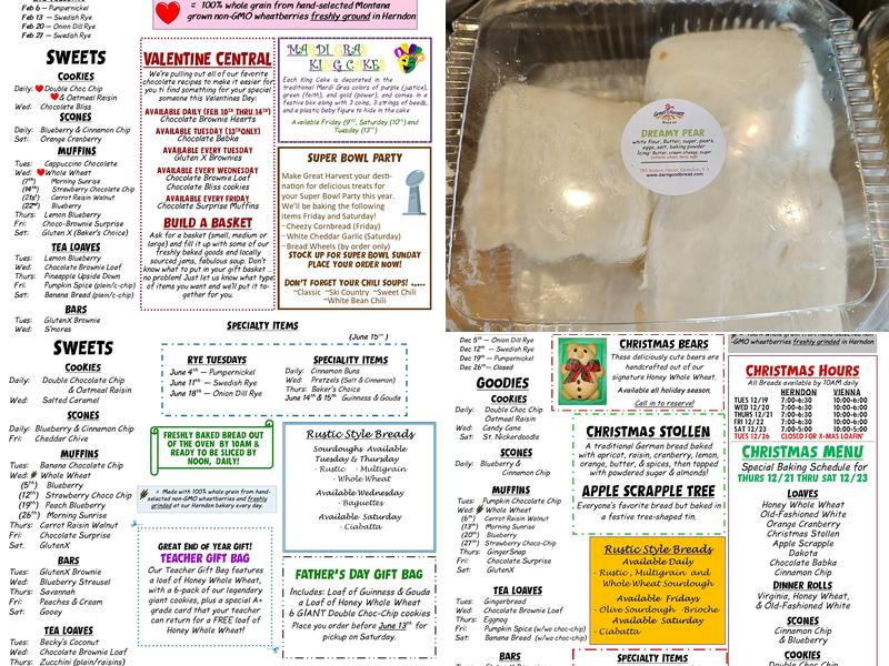 Great Harvest Bread Co - Herndon Menu