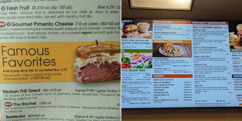 Jason's Deli Menu