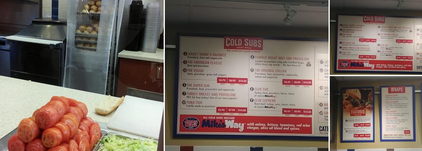 Jersey Mike's Subs Menu
