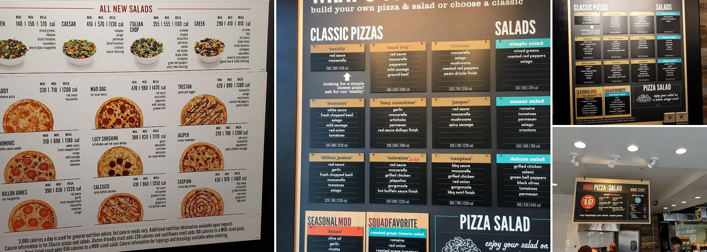MOD Pizza Menu