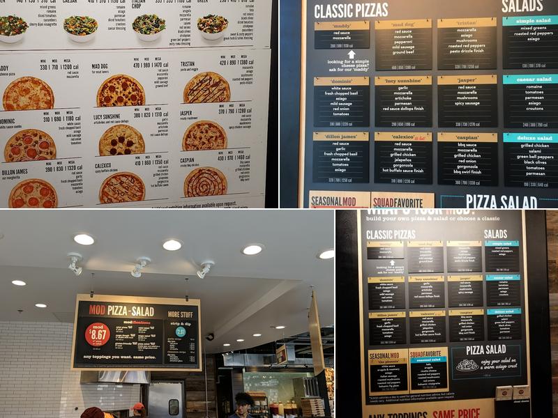 MOD Pizza Menu