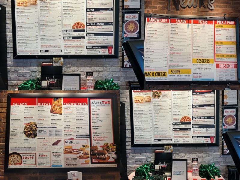 Newk's Eatery Menu