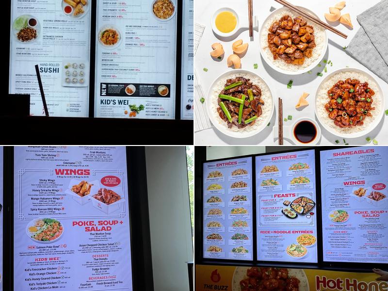 Pei Wei Asian Kitchen Menu