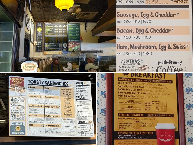 Potbelly Menu