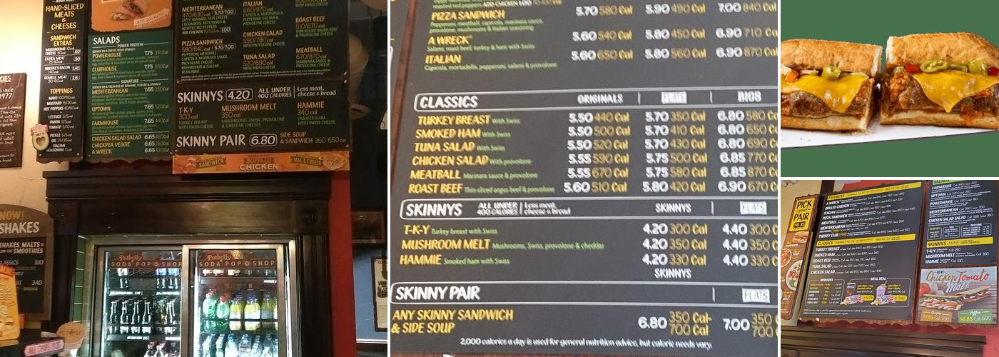 Potbelly Menu