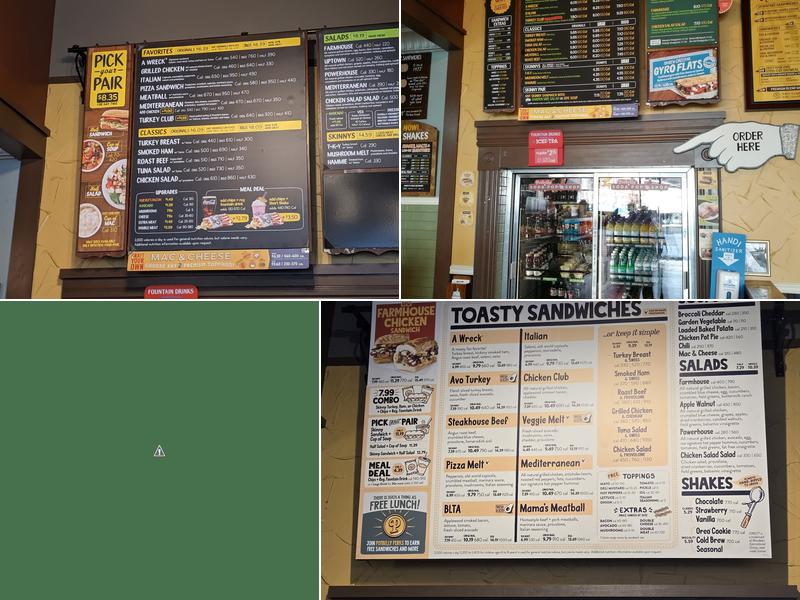 Potbelly Sandwich Shop Menu