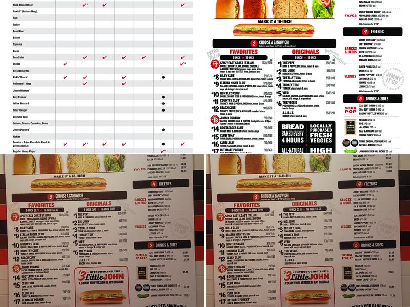Jimmy John's Menu