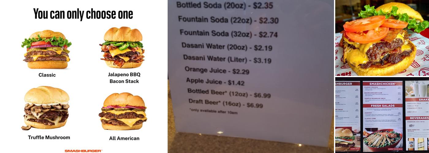 Smashburger Menu