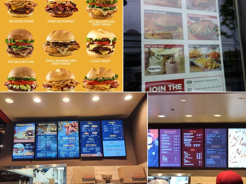 Smashburger Menu