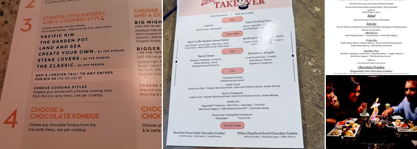 The Melting Pot Menu