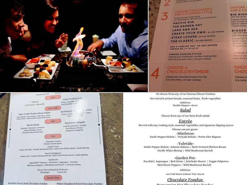 The Melting Pot Menu