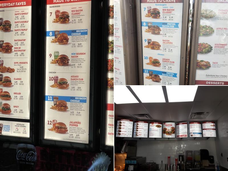 Wendy's Menu