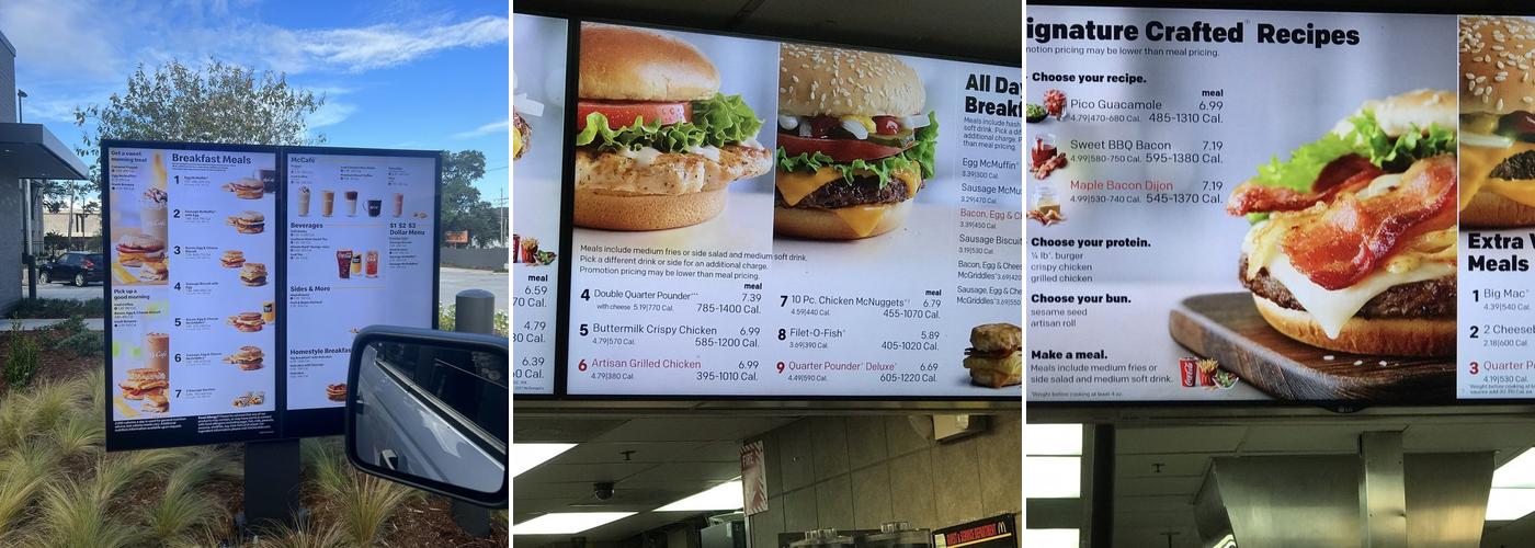 McDonald's Menu
