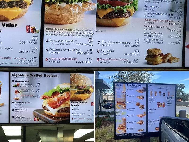 McDonald's Menu