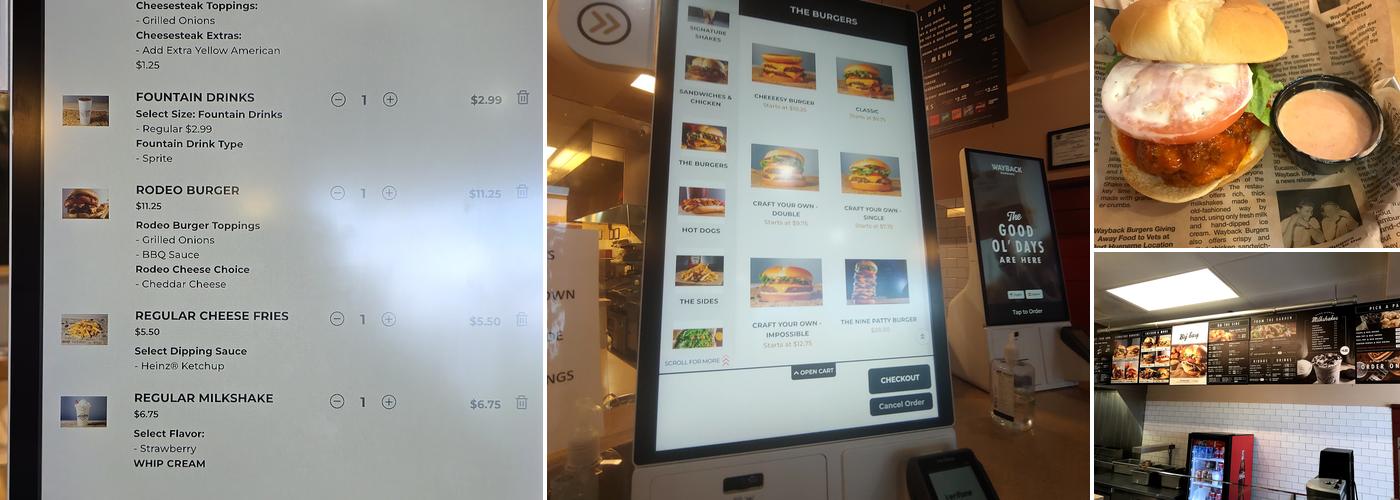 Wayback Burgers Menu