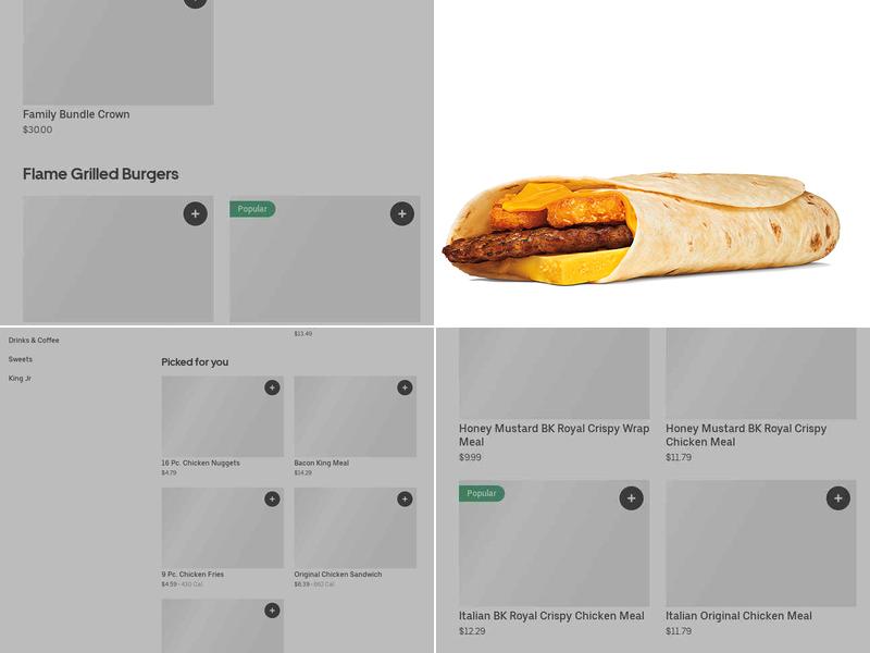 Burger King Menu