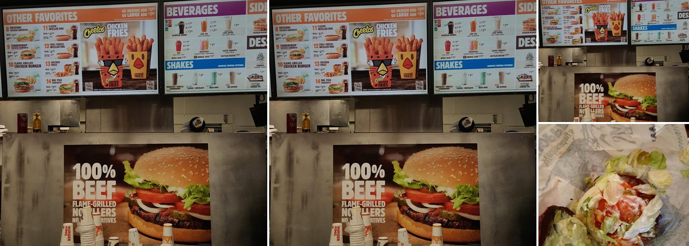 Burger King Menu