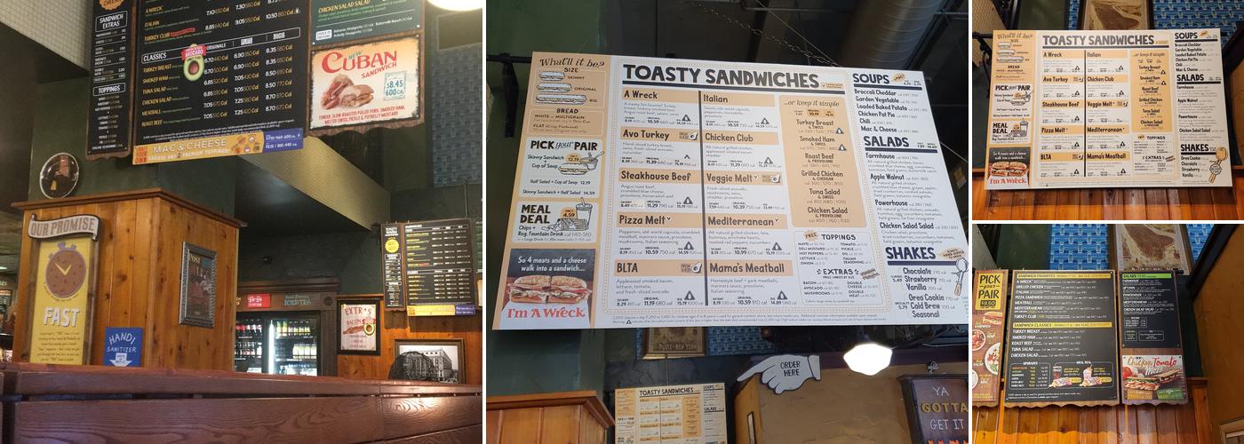 Potbelly Menu